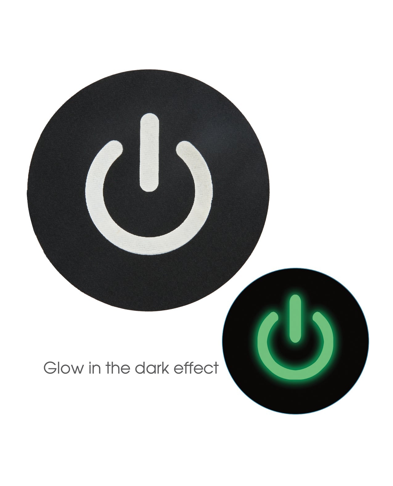 Peekaboos Glow in the Dark Power Button - Pack of 2 Xgen