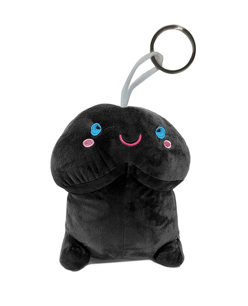 Shots Short Penis Plushie - Black 4" / 10 cm Shots America LLC