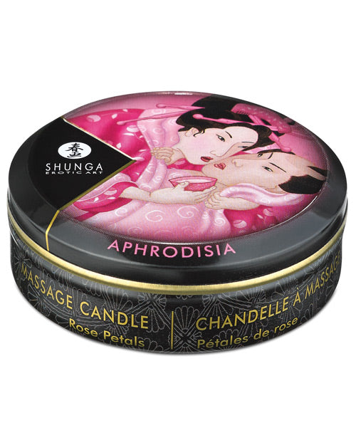 Shunga Aphrodisia Mini Candlelight Massage Candle - 1 oz Roses Shunga
