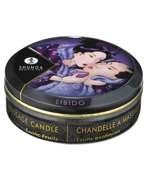 Shunga Libido Mini Candlelight Massage Candle - 1 oz Exotic Fruits Shunga