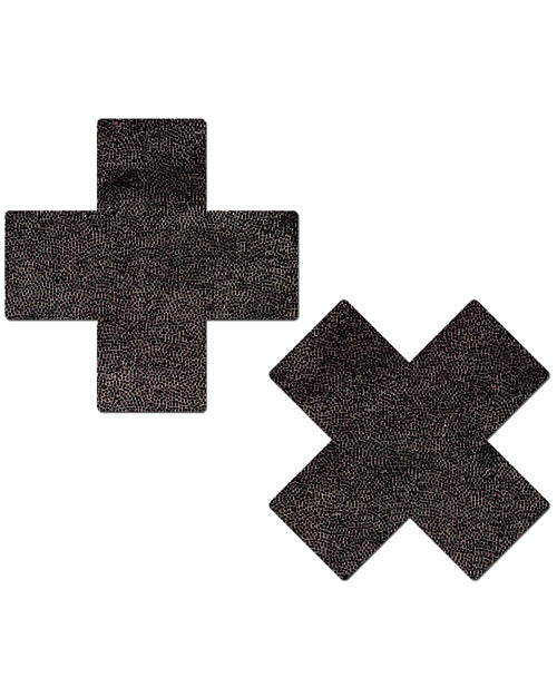 Pastease Basic Plus X Liquid Cross - Black O/S Pastease