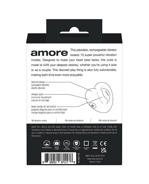 VeDo Amore Rechargeable Pleasure Vibe - Black Savvy Co.