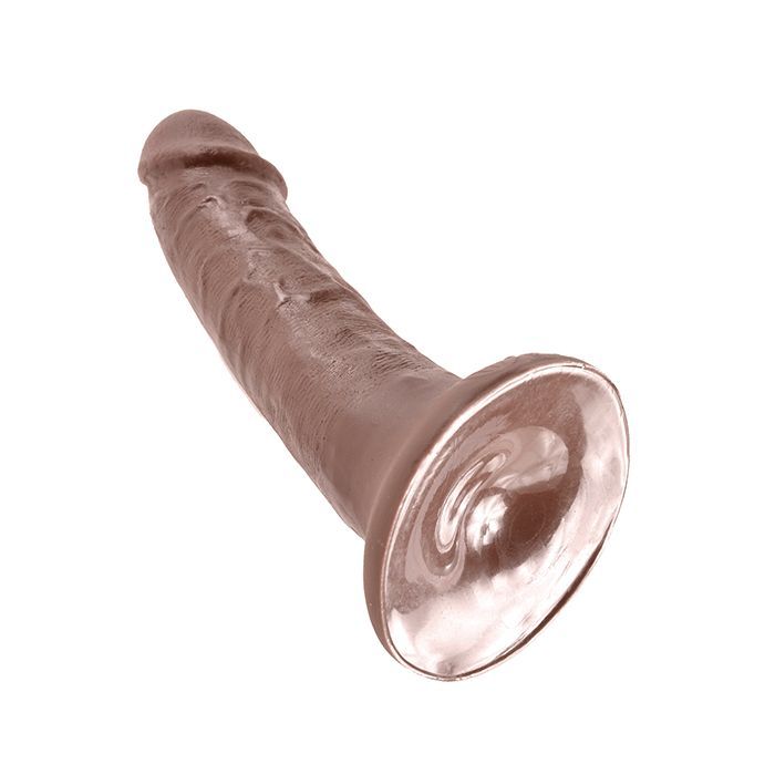 King Cock 6" Cock - Brown