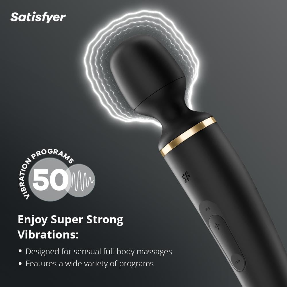 Satisfyer Wand-er Woman - Black/Gold Eis INCsatisfyer