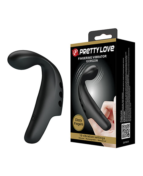 Pretty Love Gorgon Finger Vibrator - Black Uc Global Trade INChoney Play B