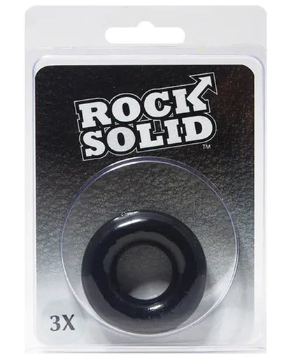 Rock Solid 3" Black Donut Ring Doc Johnson