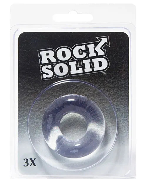 Rock Solid 3" Clear Donut Ring Doc Johnson