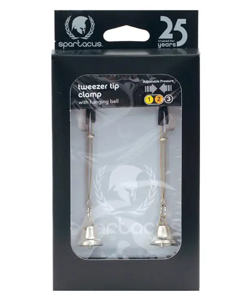 Spartacus Adjustable Tweezer Nipple Clamps w/Bells Spartacus