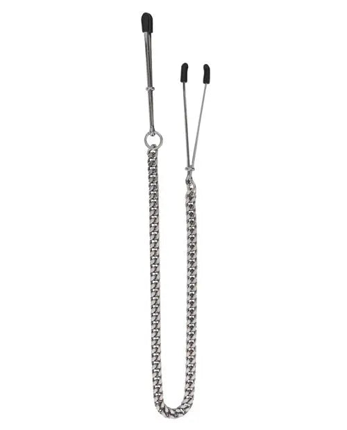 Spartacus Adjustable Tweezer Nipple Clamps w/Jewel Chain Spartacus