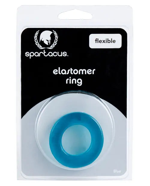 Spartacus Elastomer Cock Ring - Metro Blue Spartacus