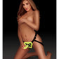 WhipSmart Glow in the Dark Unisex Harness w/5" G Spot Dildo - Green Xgen