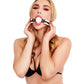 WhipSmart Glow in the Dark Deluxe Silicone Ball Gag - Blue Xgen