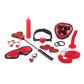 WhipSmart Heartbreaker 10 pc Set - Black/Red Xgen