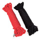 WhipSmart Heartbreaker Satin BDSM Rope - Black/Red Set of 2 Xgen