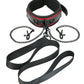 WhipSmart Heartbreaker Collar & Leash Set - Black/Red Xgen