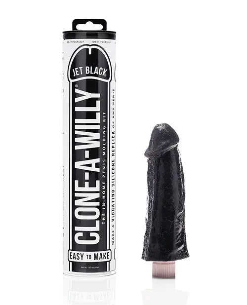 Clone-A-Willy Kit Vibrating Dildo | Jet Black Dildo | Realistic Dildo | DIY Big Dildo | Large Dildo Empire Labs