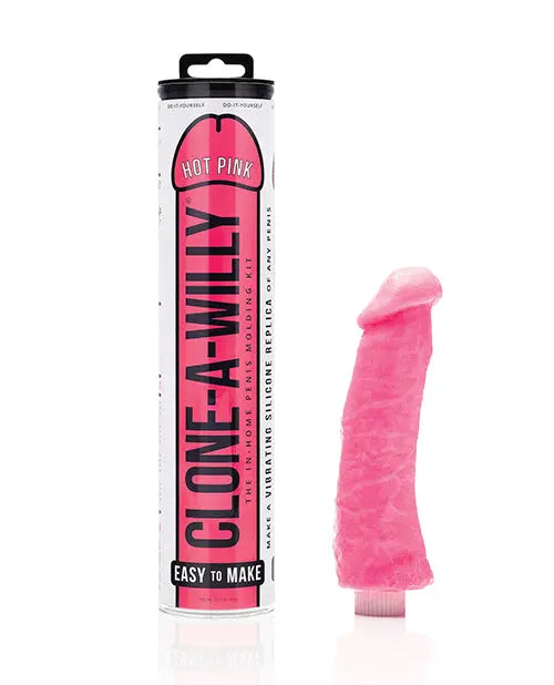 Clone-A-Willy Kit Vibrating Dildo | Hot Pink Dildo | Realistic Dildo | Homemade Big Dildo Empire Labs