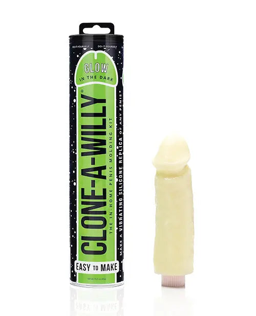 Clone-A-Willy Kit Vibrating Dildo | Glow in the Dark Realistic Dildo | Green Big Dildo | Large Dildo Empire Labs