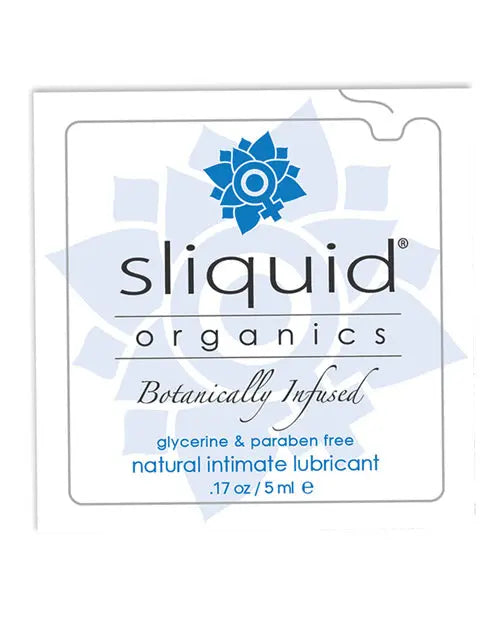 Sliquid Organics Natural Intimate Lubricant - .17 oz Pillow Sliquid LLC