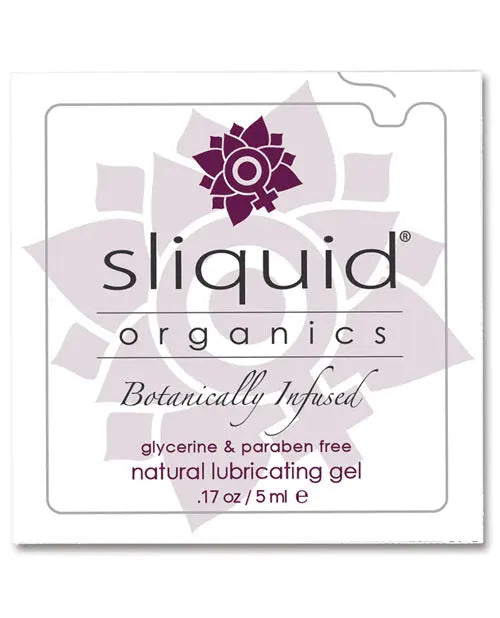 Sliquid Organics Natural Lubricating Gel - .17 oz Pillow Sliquid LLC