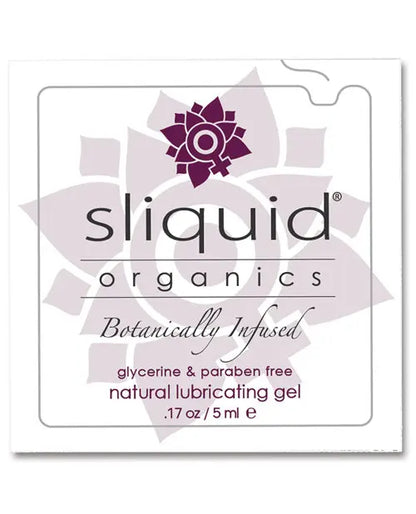 Sliquid Organics Natural Lubricating Gel - .17 oz Pillow Sliquid LLC