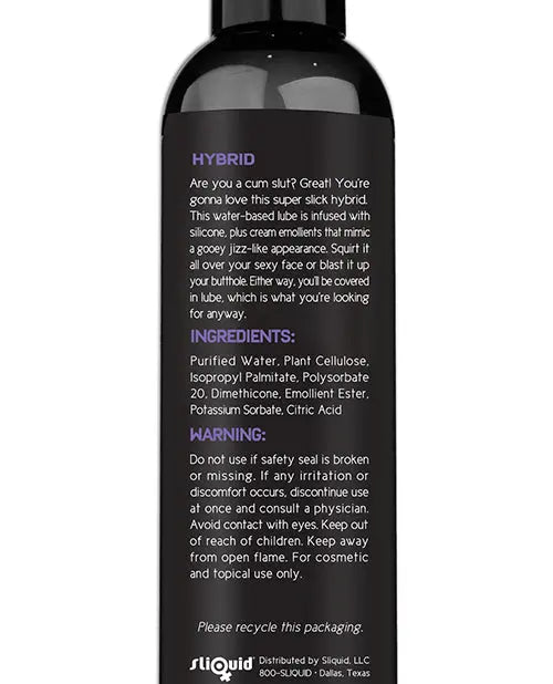 Ride BodyWorx Silk Hybrid Lubricant - 8.5 oz Sliquid LLC