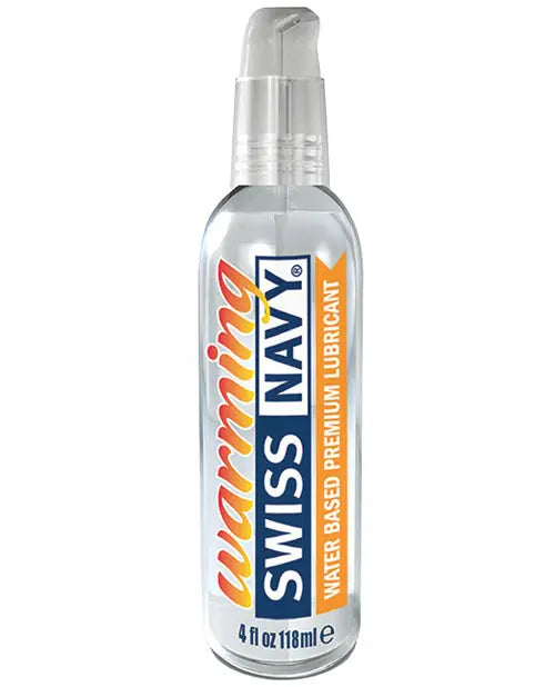Swiss Navy Warming Water Based Lubricant - 4 oz M.D. Science Lab