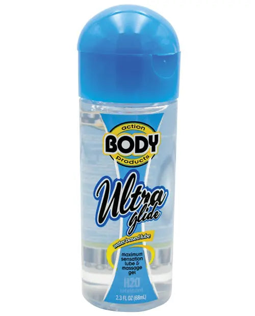 Body Action Ultra Glide Water Based Lubricant - 2.3 oz Bottle Body Action Products