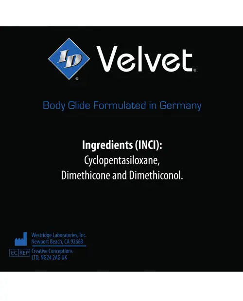 ID Velvet - 125 ml Bottle Westridge Laboratories