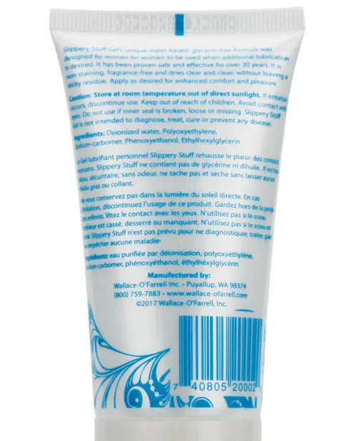 Slippery Stuff Gel - 2 oz Tube Wallace O'farrell Mktg