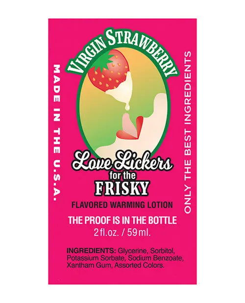 Love Lickers - 2 oz  Virgin Strawberry Little Genie Productions LLC