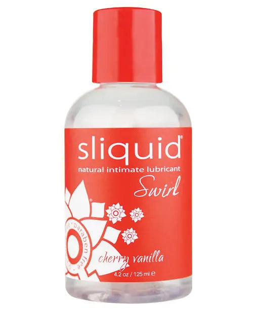 Sliquid Naturals Swirl Lubricant - 4.2 oz  Cherry Vanilla Sliquid LLC