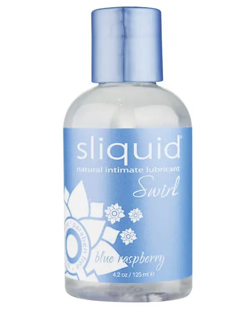 Sliquid Naturals Swirl Lubricant - 4.2 oz  Blue Raspberry Sliquid LLC