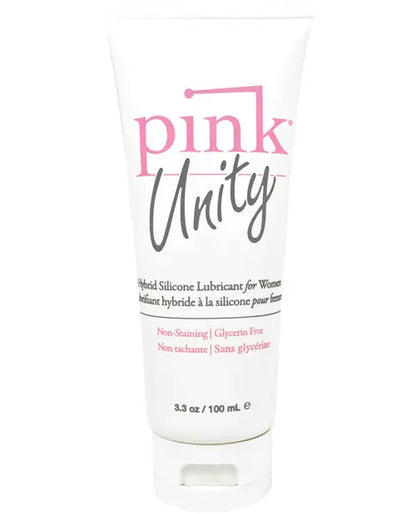 Pink Unity Hybrid Silicone Based Lubricant - 3.3 oz Tube Empowered Products