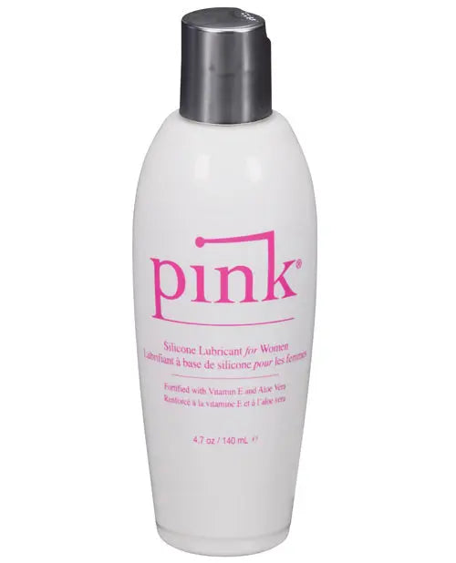 Pink Silicone Lube - 4.7 oz Flip Top Bottle Empowered Products
