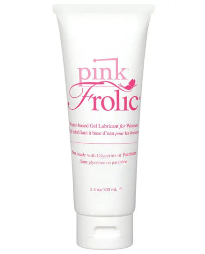 Pink Frolic Gel Lubricant - 3.3 oz Flip Top Tube Empowered Products