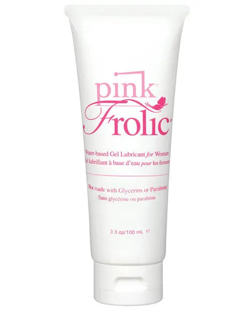 Pink Frolic Gel Lubricant - 3.3 oz Flip Top Tube Empowered Products