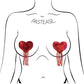 Pastease Tassel Holographic Heart - Red O/S