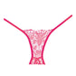 Adore Lace Enchanted Belle Panty Hot Pink O/S