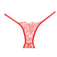 Adore Lace Enchanted Belle Panty Red O/S