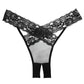 Adore Sheer & Lace Desire Panty Black O/S