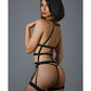 Adore One Night Stand Corselette & G-String (Pasties Not Included) Black O/S