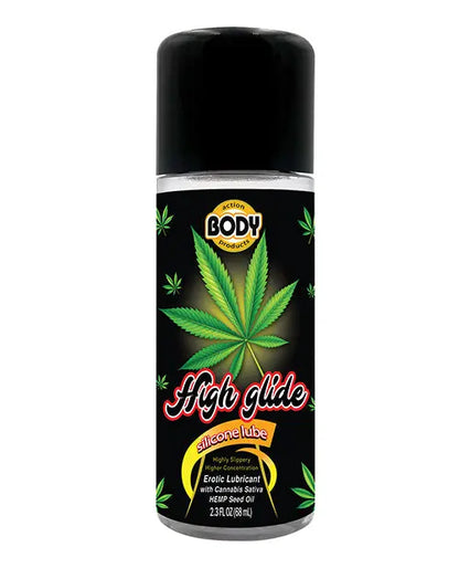 High Glide Erotic Lubricant - 2.3 oz Bottle Body Action Products