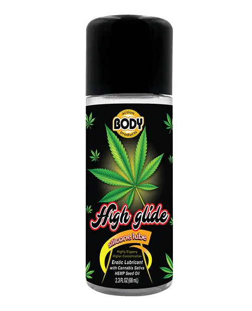 High Glide Erotic Lubricant - 2.3 oz Bottle Body Action Products