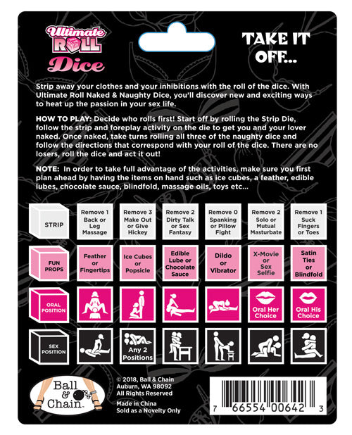 Ultimate Roll Naked & Naughty Dice