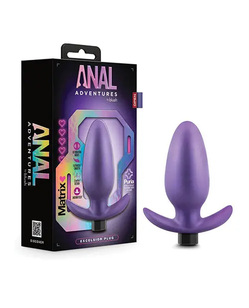 Blush Anal Adventures Matrix Excelsior Plug - Astro Violet Blush Novelties