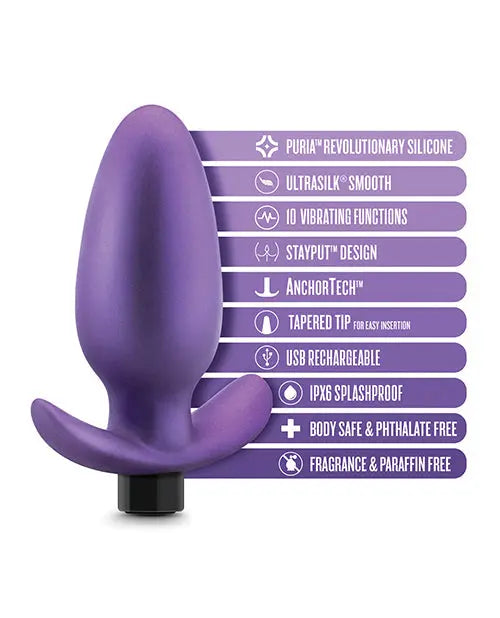 Blush Anal Adventures Matrix Excelsior Plug - Astro Violet Blush Novelties