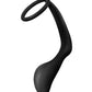 Blush Anal Adventures Cock Ring Plug - Black Blush Novelties