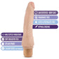 Blush Dr Skin Vibrating Dildo | 8.5" Big Dildo #7 | Beige Realistic Dildo | Best Vibrator for Women Blush Novelties