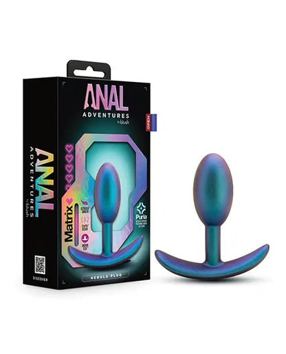 Blush Anal Adventures Matrix Nebula Plug - Turquoise Blush Novelties